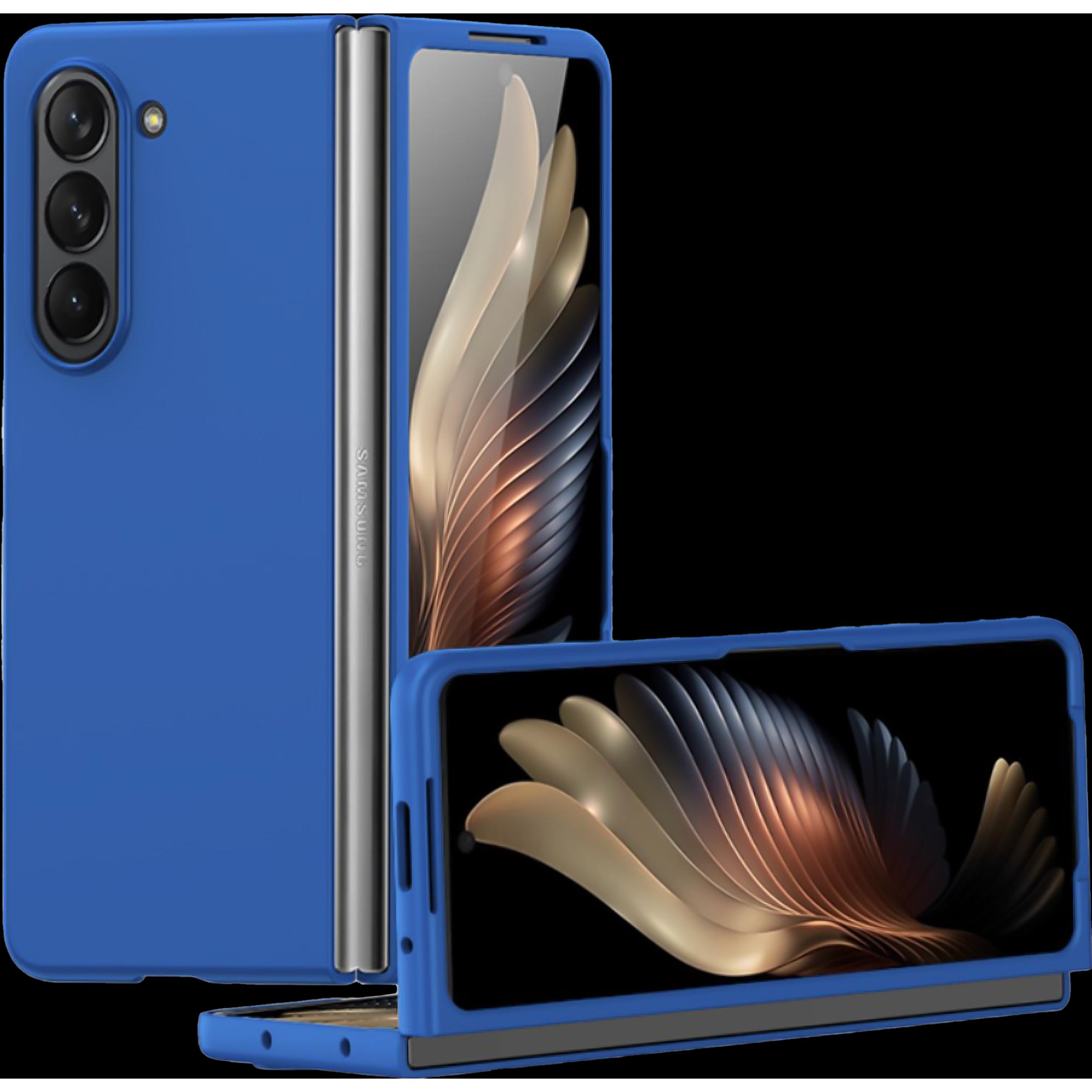 Cazy Hülle für Samsung Galaxy Z Fold5, Ultradünn Anti-Fall Stossfest PC Schutzhülle, Kratzfest, Hard Back (Samsung Galax...