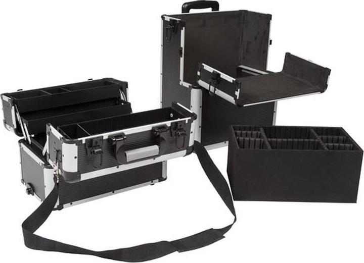 Immagine prodotto Velleman CASSA CARRELLO - ALLUMINIO - 370 x 225 x 670 mm - NERO (66.90 l)