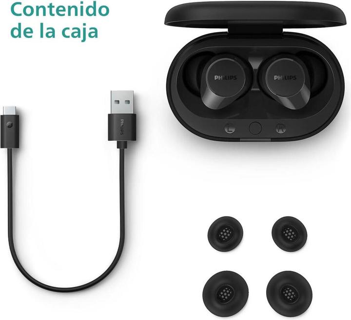 Actual product image Philips TAT1209BK/00 (No noise cancellation, 6 h, Wireless)