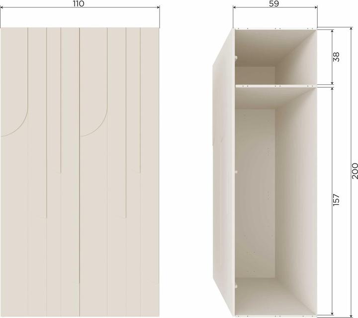 Immagine prodotto Woood A Due Ruote (110 x 57 x 57 cm)