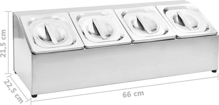 Produktbild vidaXL Gastronormbehälter