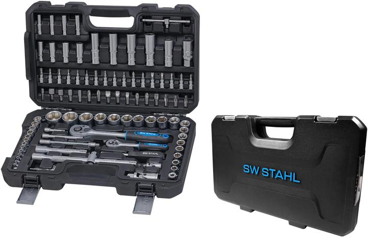 Produktbild SW-Stahl Steckschluessel-Satz (10  mm, 11 mm, 12 mm, 13 mm)