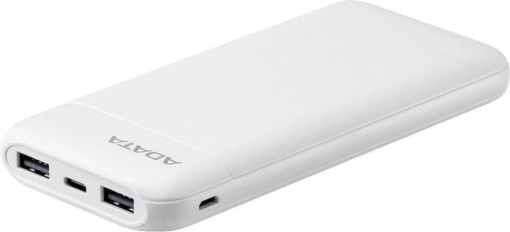 Actual product image Adata POWER BANK USB 10000MAH WHITE/PC100-14WH (10000 mAh, 20 W, 37 Wh)