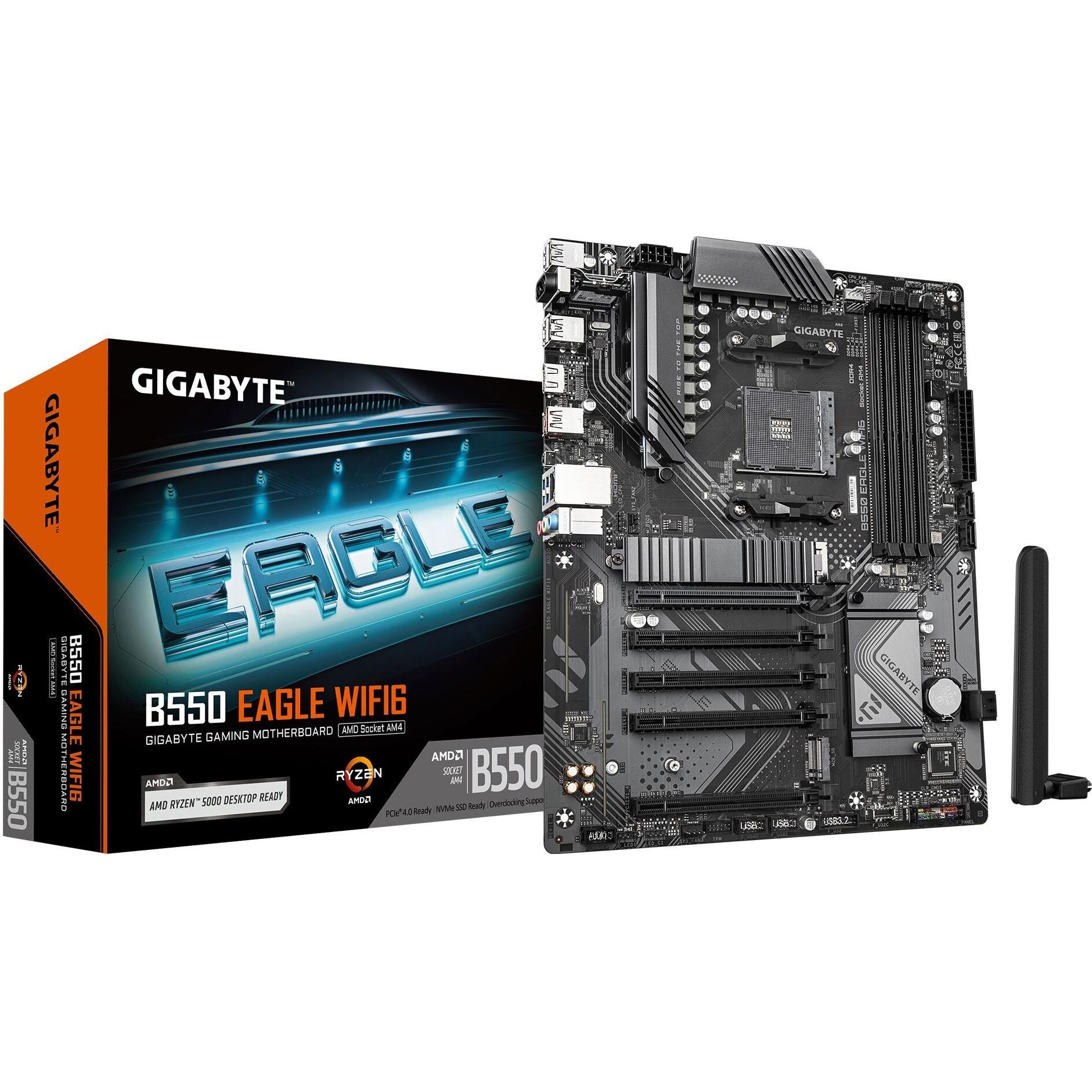 Gigabyte B550 EAGLE WIFI6 (AM4, AMD B550, ATX), Mainboard