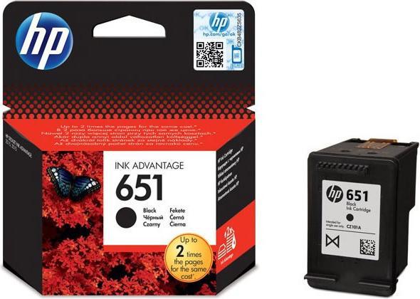 Produktbild HP Ink Cartridge No 651 Black (BK)