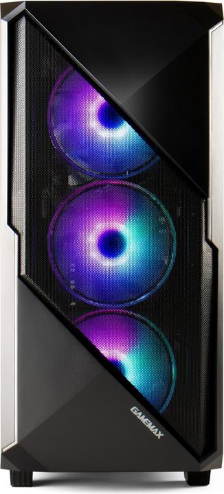 Produktbild GameMax MegaDeal Gaming-PC Striker SET2598 7587 + MSI MAG 32C6 Monitor Curved 80cm (32") (1000 GB, 32 GB, GeForce RTX 5060)