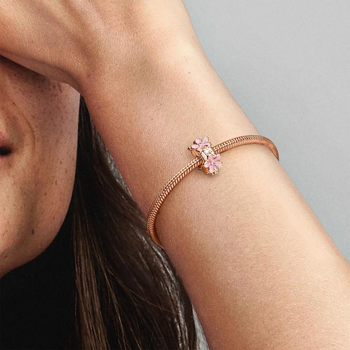 Image du produit Pandora Fleur Daisy (Émail, Métal, Or rose)