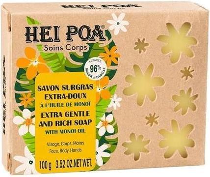 Actual product image Hei Poa savon surgras extra-doux au monoï (Soap lotion)