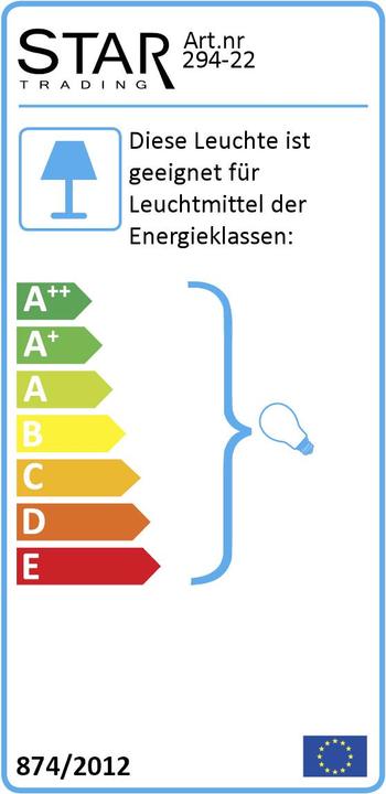 Energie-Label Star Trading Glans (E27)