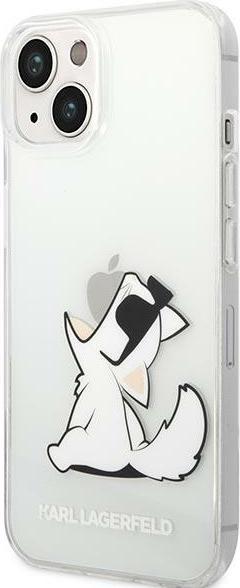 Actual product image Karl Lagerfeld iPhone 14 PC/TPU Choupette Eat Case for (Apple iPhone 14, Apple iPhone 13, Apple iPhone 15)