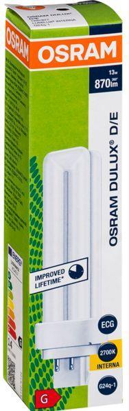 Produktbild Osram Leuchtstofflampe 13W 2700K (G24q-1, 870 lm, 10x)