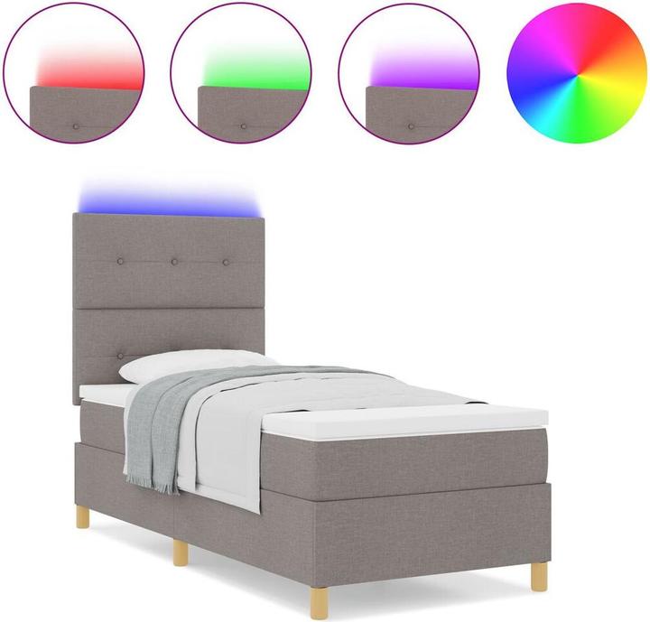 Actual product image vidaXL Boxspringbett (100 x 200 cm)