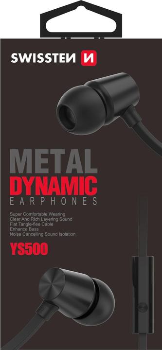 Actual product image Swissten Earbuds DYNAMIC YS500 (Cable)