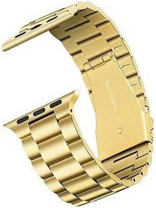 Actual product image pasek Metal Apple Watch 384041 mm zloty gold (38 mm, 40 mm, 41 mm)