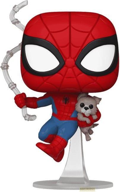 Actual product image Funko POP! Marvel Spider-Man with Sandwich The Dog Exclusive