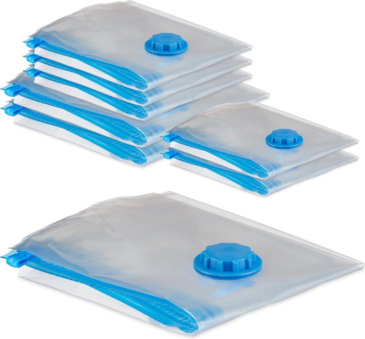 Relaxdays 8x vacuum bags