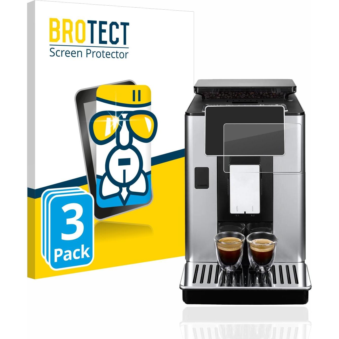 BROTECT AirGlass Panzerglasfolie, Zubehör Kaffeemaschinen, Transparent