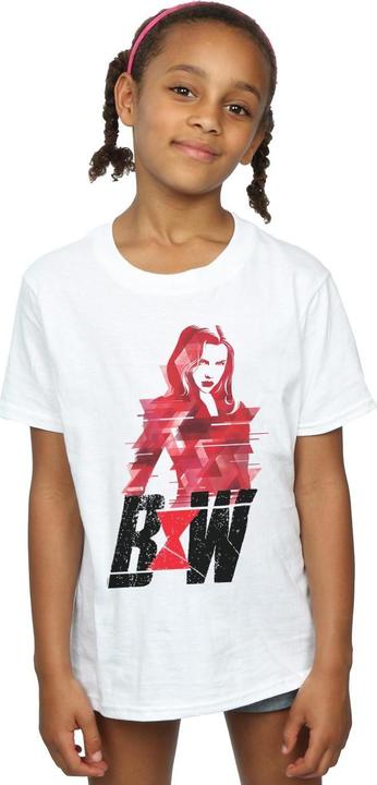 Image du produit - T-shirt BLACK WIDOW MOVIE LOGO ARTWORK - Fille (152, 158)