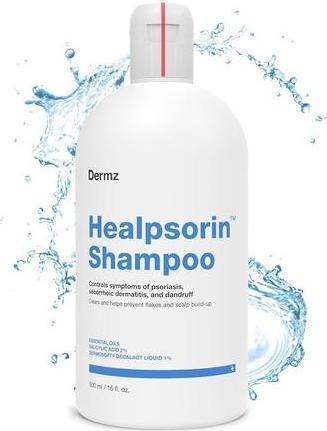 Immagine prodotto Hermz Shampoo terapeutico per la psoriasi 500ml Acido salicilico e Dermosoft 1% - Trattamento per la (500 ml, Shampoo liquido)