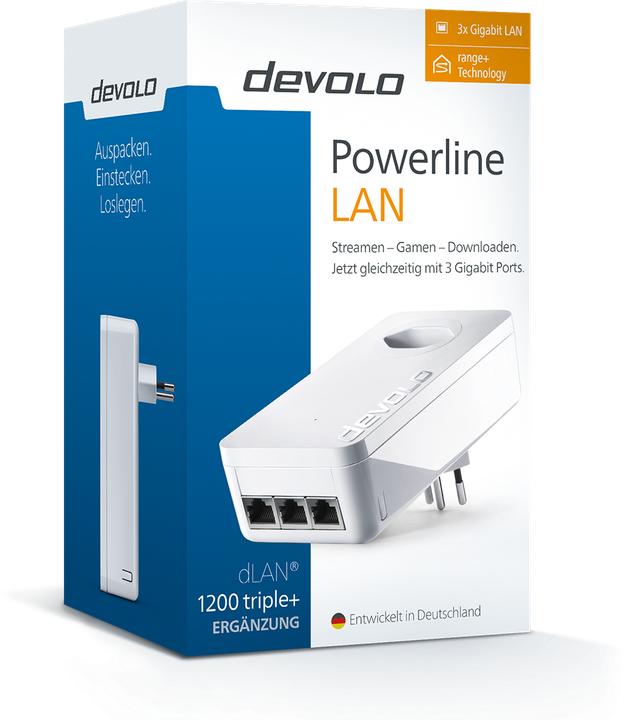 Immagine prodotto Devolo dLAN 1200 tripla+ estensione (1200 Mbit/s)