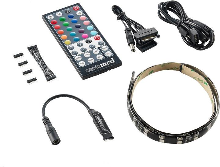 Actual product image CableMod WideBeam Hybrid LED Kit (RGB, UV light)