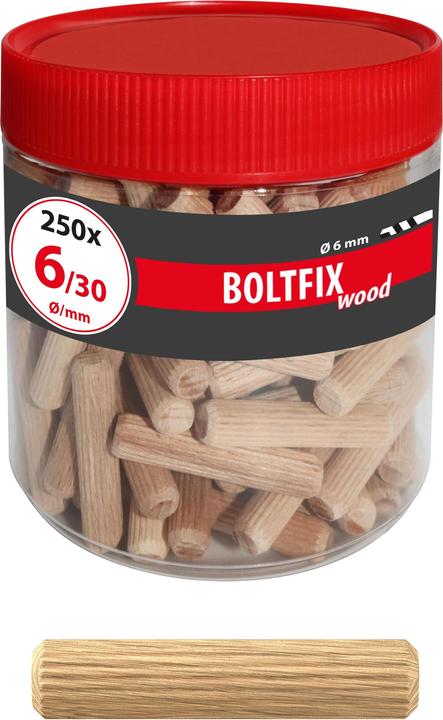 Actual product image Tox Dowel Boltfix 6/30 mm, 250 pieces (250 pcs.)