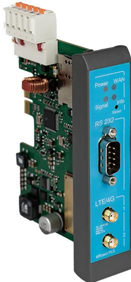 Insys icom /serial plug-in card Cellular radio, /3G/2G, 1xRS232, 2xdig.in, 1xdig.out (RS-232)