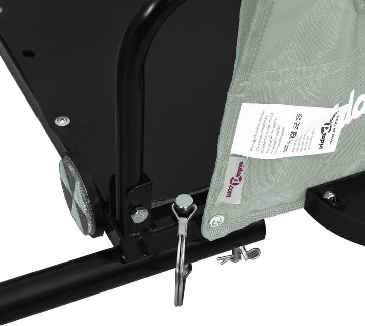 Actual product image vidaXL Fahrrad Lastenanhänger
