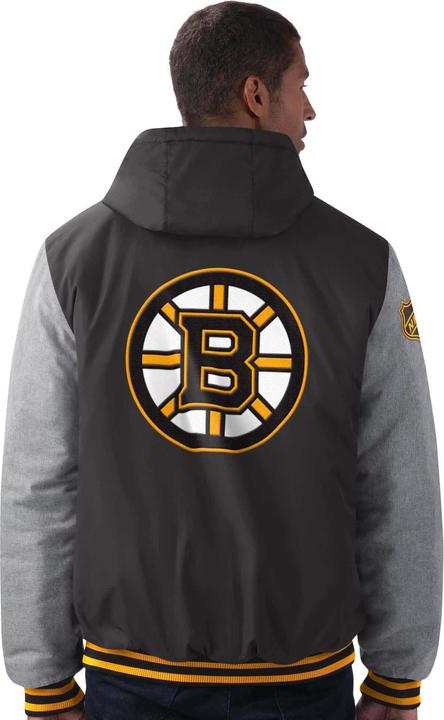 Actual product image G-III Boston Bruins Cold Front Polyfilled Jacket (L)