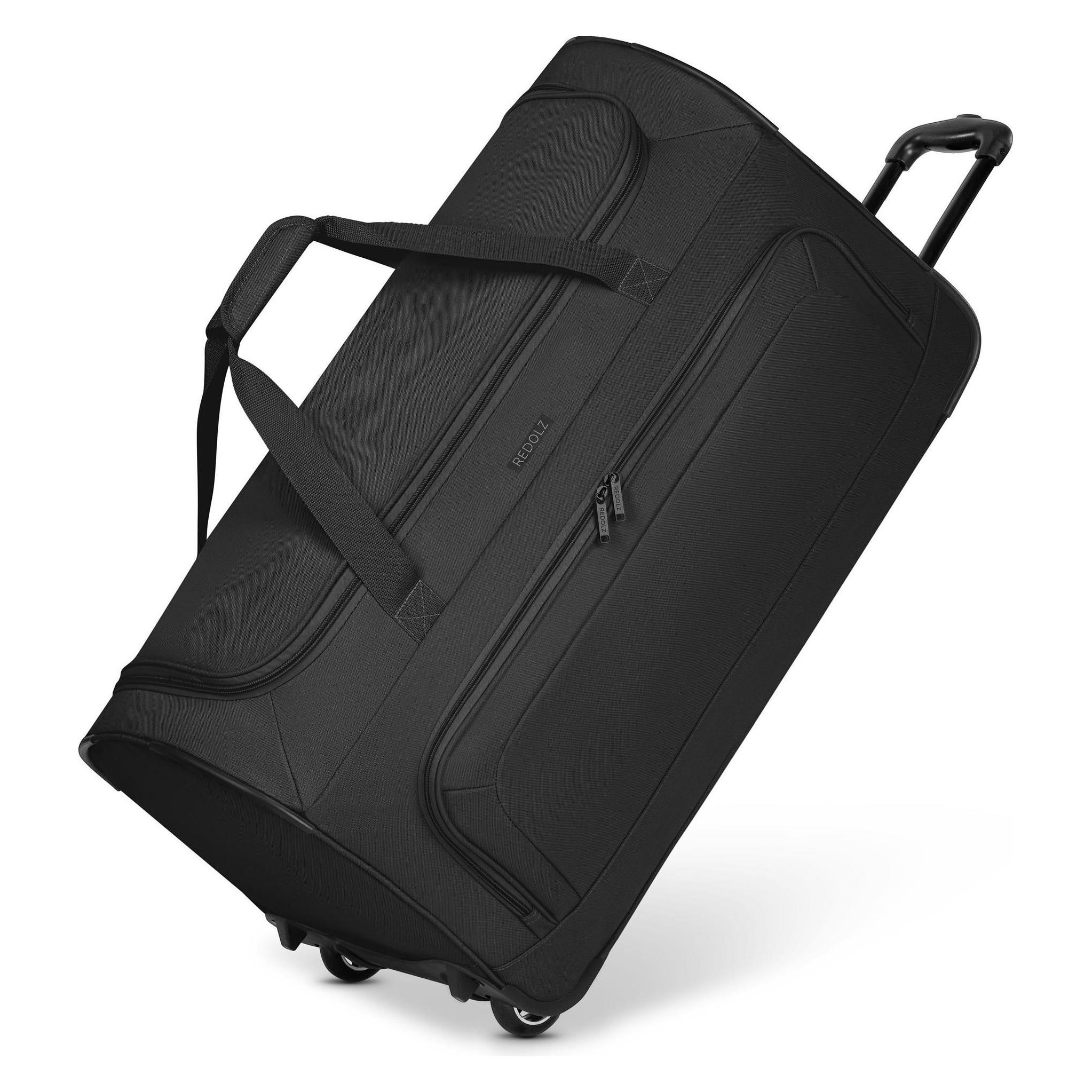 Redolz, Koffer, Duffle Essentials 2 Rollen Reisetasche 71 Cm, Schwarz, (83 l)