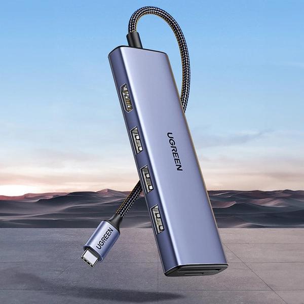 Actual product image Ugreen CM511 (USB-C, 6 ports)
