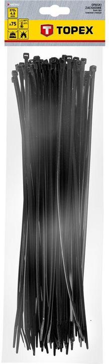 Actual product image Topex Kabelbinder 4,8 x 370 mm, 75 St., schwarz (370 mm, 1 pcs.)