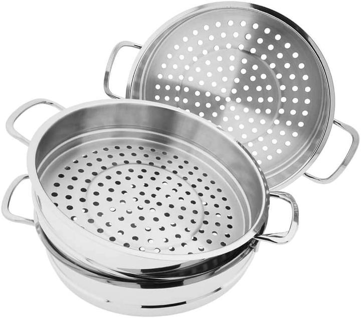 Actual product image BEM 6-piece set steam cooker (28 cm, Steam cooker, Stainless steel)