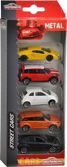 Produktbild Majorette Street Cars 5 pieces Set, 3-sort.