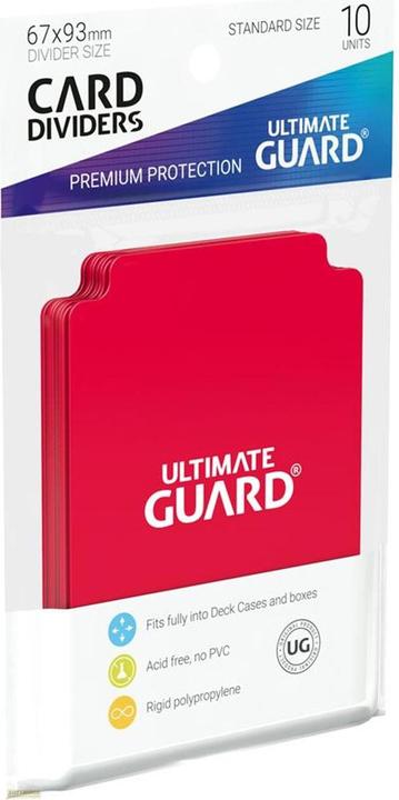Produktbild Ultimate Guard Kartentrenner Standardgrösse Rot 10