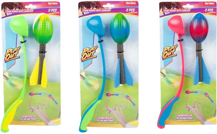 Produktbild Toi-Toys Play Out Mini-Schaumstoffpfeile mit Vortex-Thrower