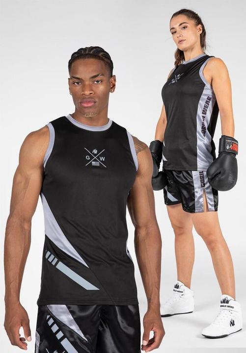 Immagine prodotto Gorilla Wear Canotta Hornell - nero/grigio (XXL)