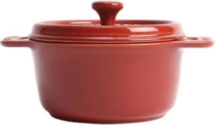 Actual product image Staub Pot round Vitamin Grenadine 6.7 lt., 28cm (Casserole + Stewpot, Cast iron, 28 x 18.20 cm)