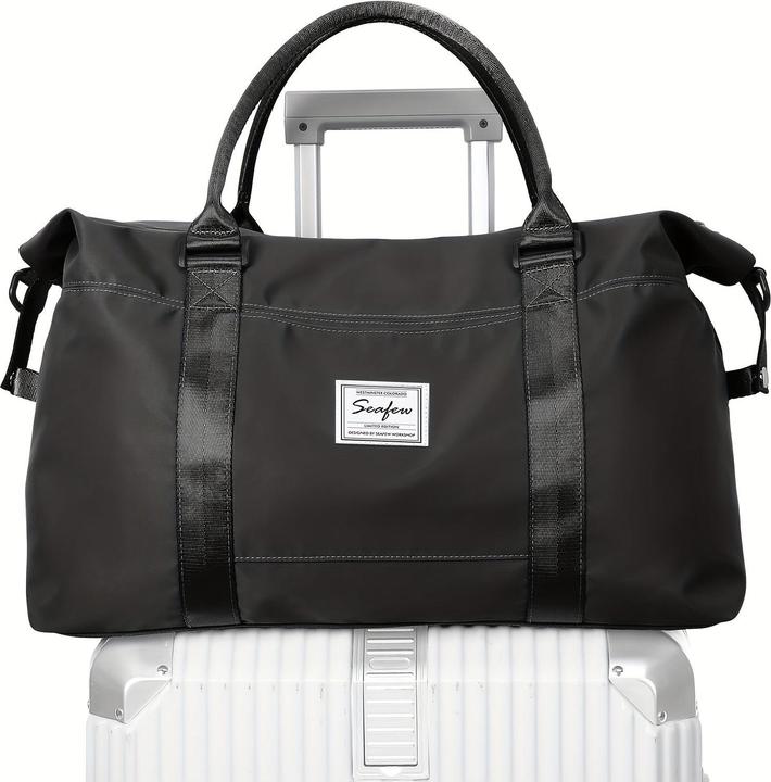 Only-Bags.Store Grosse Kapazität Travel Overnight Bag, Solid Color Vielseitige Duffle Bag, leichte Business Trip