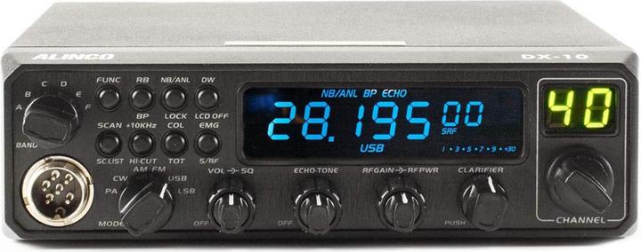 Produktbild Alinco Amateurfunk DX-10, AM, FM, SSB 10M CW TRX 28 - 29,7 MHz (AM, FM)