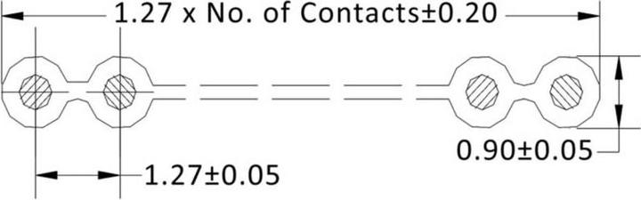 Produktbild Flachbandkabel Rastermass