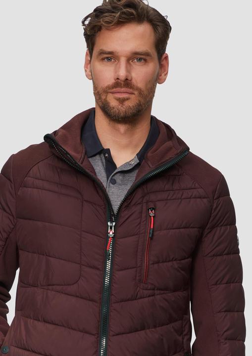 Produktbild S.Oliver Outdoor-Jacke Pufferjacke im Fabricmix mit Kontrast-Details (S)