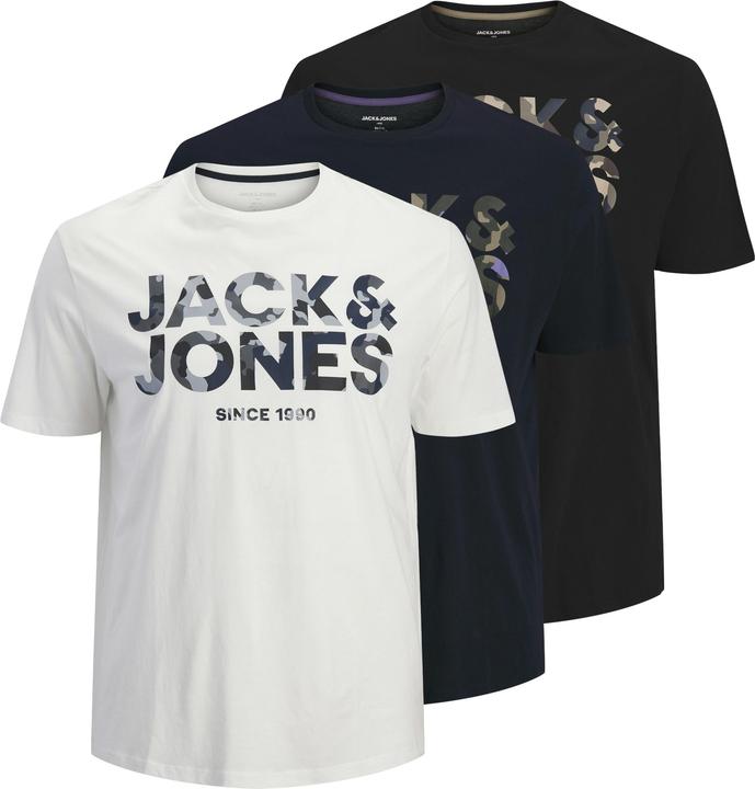 Immagine prodotto Jack & Jones Plus Size 3er-pack T-shirt T-shirt (4XL)