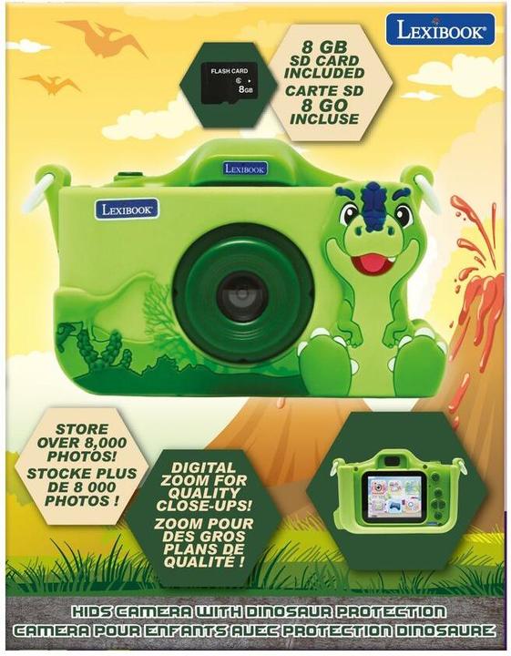 Produktbild Lexibook 4-in-1 Kinderkamera Dinosaurier DJ078DINO mit Schutz & MP3-Funktion