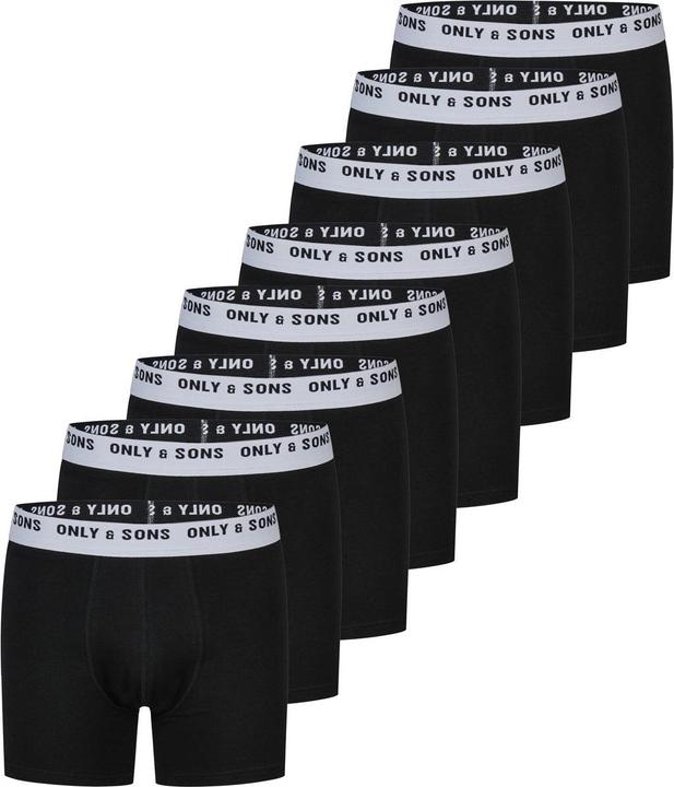 Produktbild Only & Sons ONSscott Boxershorts lang 8er Pack (L, 8er Pack)