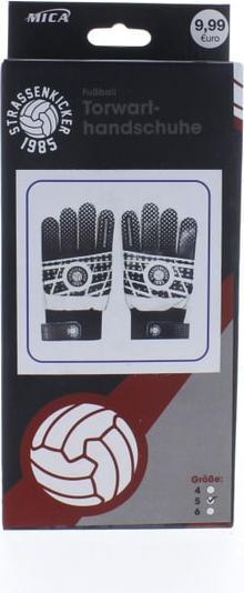 Besttoy Strassenkicker - Torwarthandschuhe - Gr. 5 - schwarz/weiss (5)