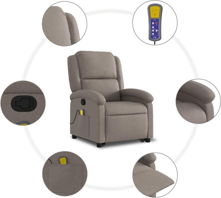 Image du produit vidaXL Massagesessel mit Aufstehhilfe