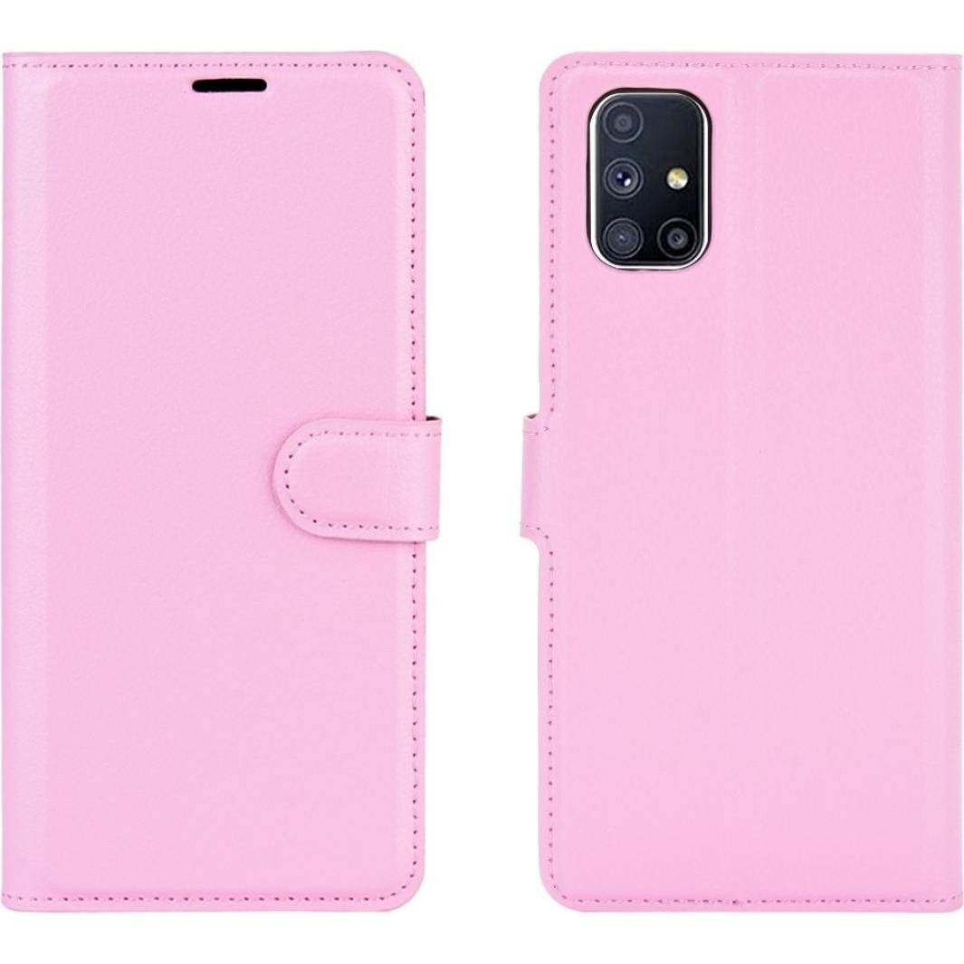 Screenguard Samsung Galaxy M51 Leather Guard Lederhülle (Samsung Galaxy M51), Smartphone Hülle, Rosa