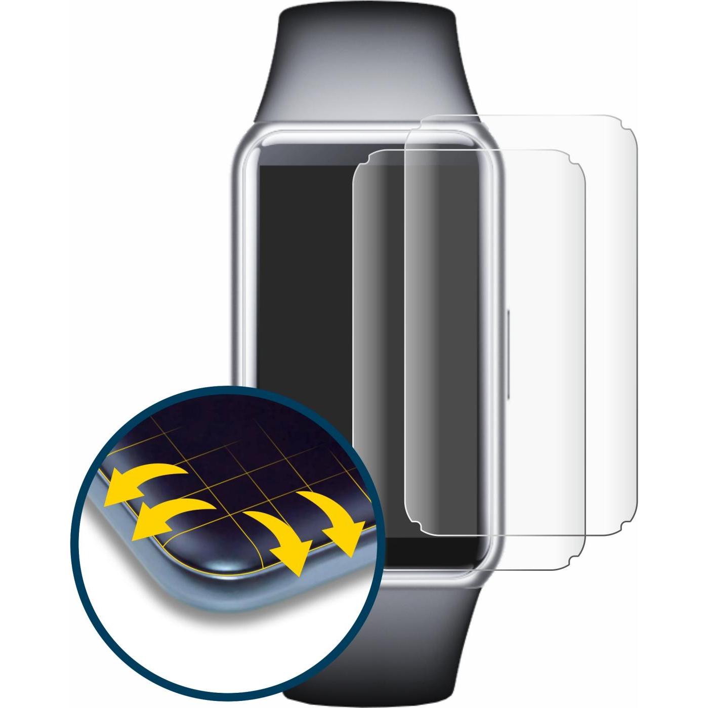 Thumbnail - BROTECT Full-Cover Displayschutz, Smartwatch Schutzfolie, Transparent