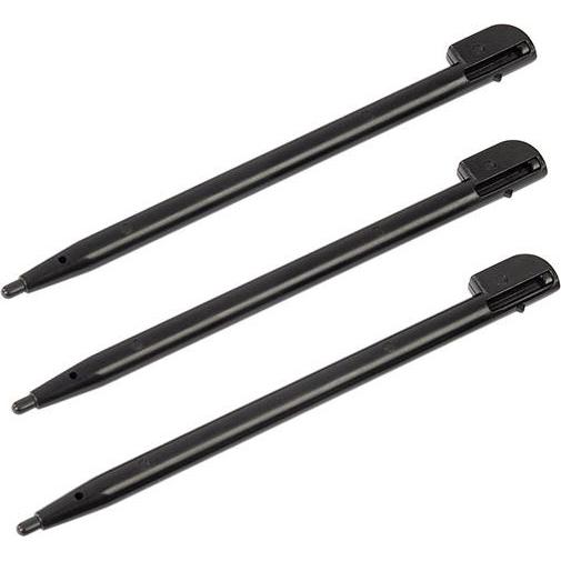Nintendo Penne di ricambio DSi in confezione da 3 pezzi, nero, Dsi, Penna per tablet, Nero